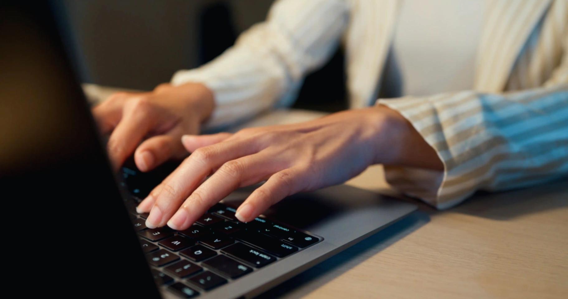 Participant reviewing mission statement during personal reflection time